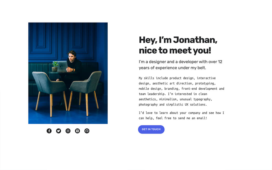 Made – A Bold, Minimal Portfolio Theme – Jekyll Themes