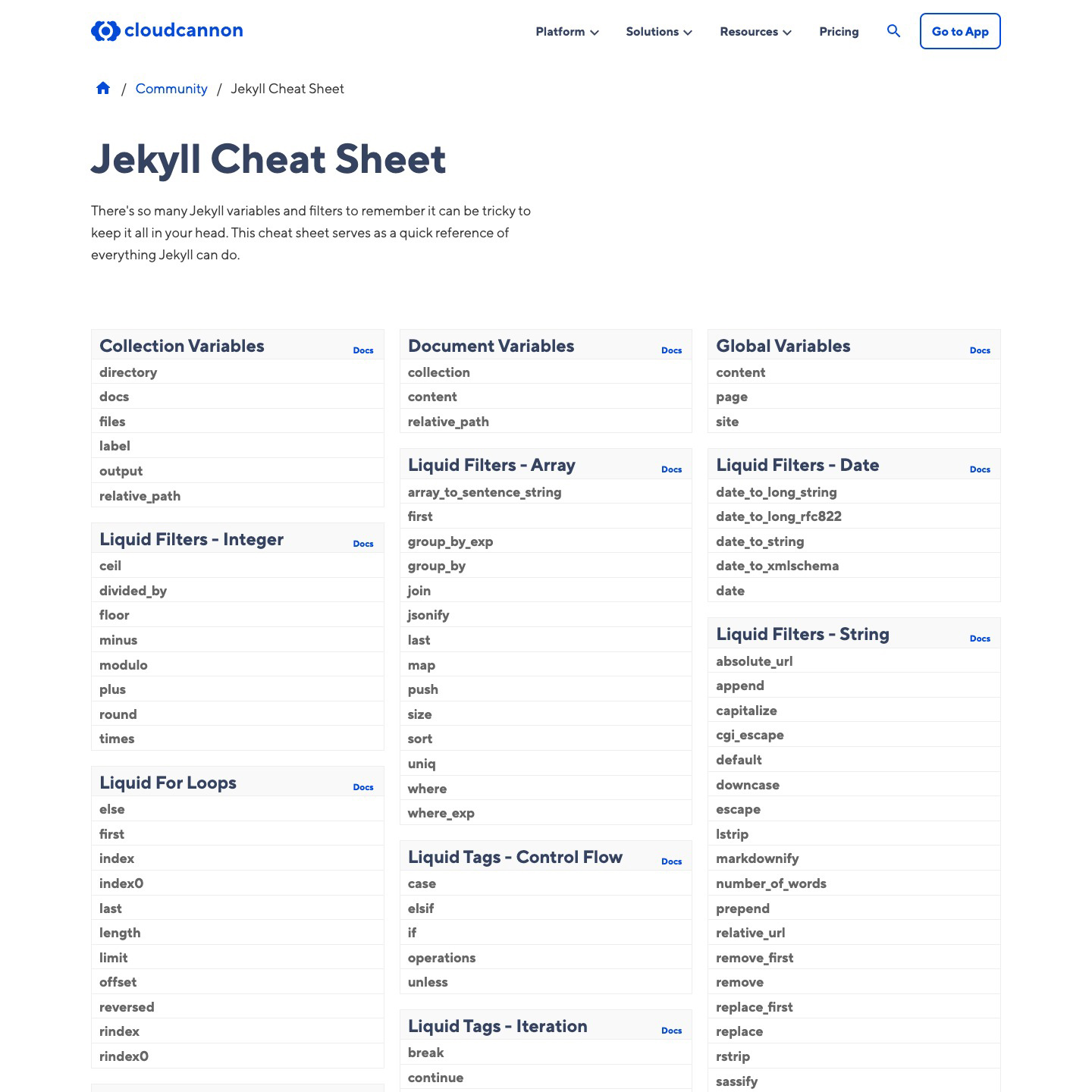 Jekyll Documentation + Tutorials – Jekyll Themes